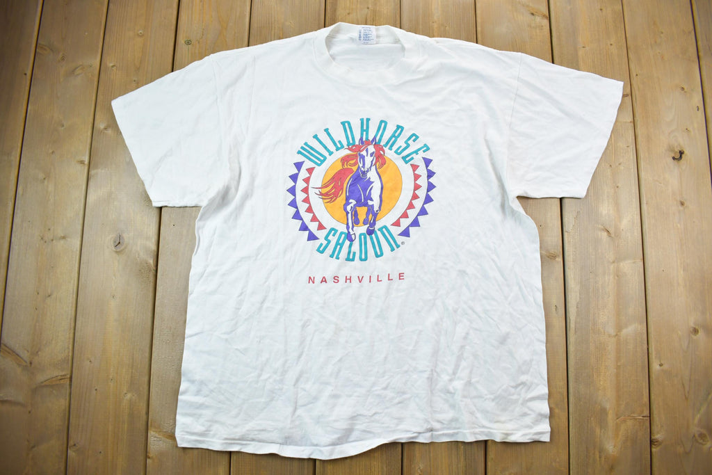 Vintage 1990s Wildhorse Saloon Graphic T-Shirt