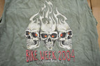Vintage 2004 Bike Week Daytona Beach USA Muscle Button Up Shirt