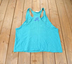 Vintage 1990s Nautical Theme Of The Loom Tank Top Made In USA
