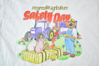 Vintage 1990s Agriculture Safety Day Souvenir Single Stitch Graphic Print T-Shirt Made In USA