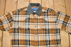 Vintage 1990s Wrangler Western Shirts Plaid Button Up Shirt