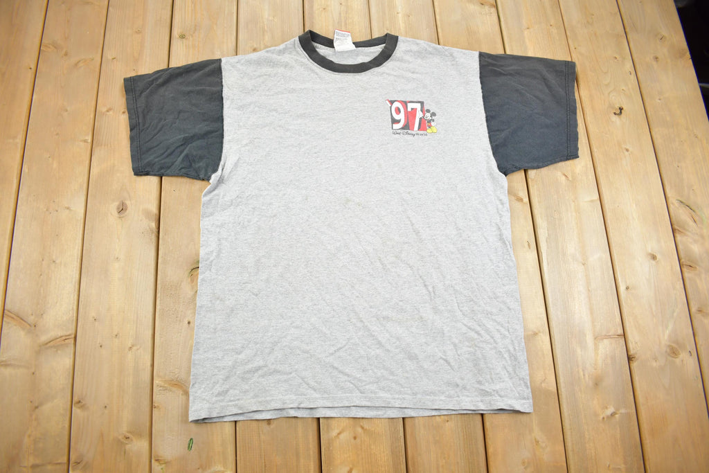 Vintage 1997 Mickey Mouse Walt Disney World Tourist T Shirt