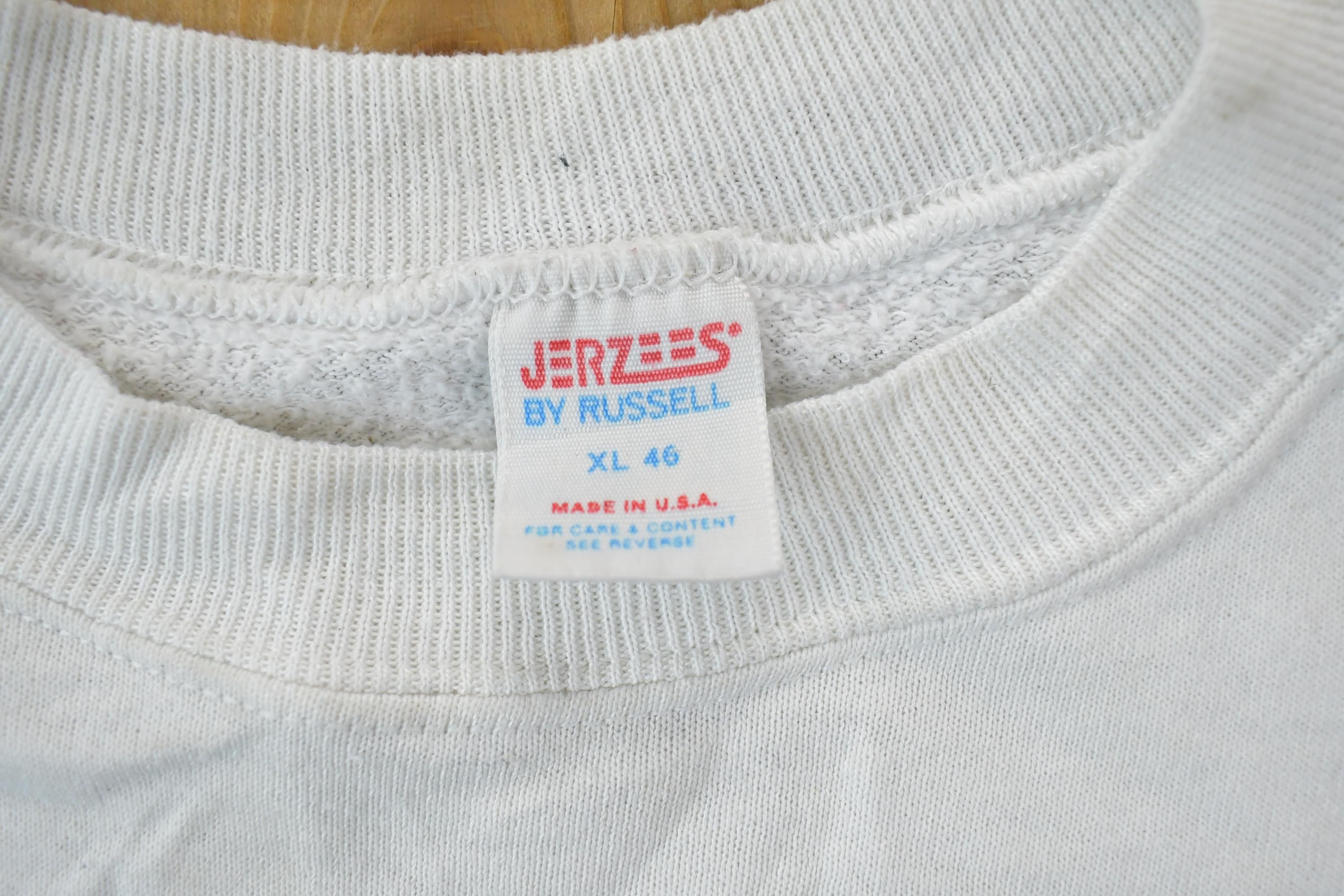 Vintage 1990s Frank Lin Cartoon Books Theme Crewneck Sweatshirt