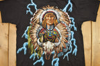 Vintage 1990s American Thunder Native American Style T-Shirt