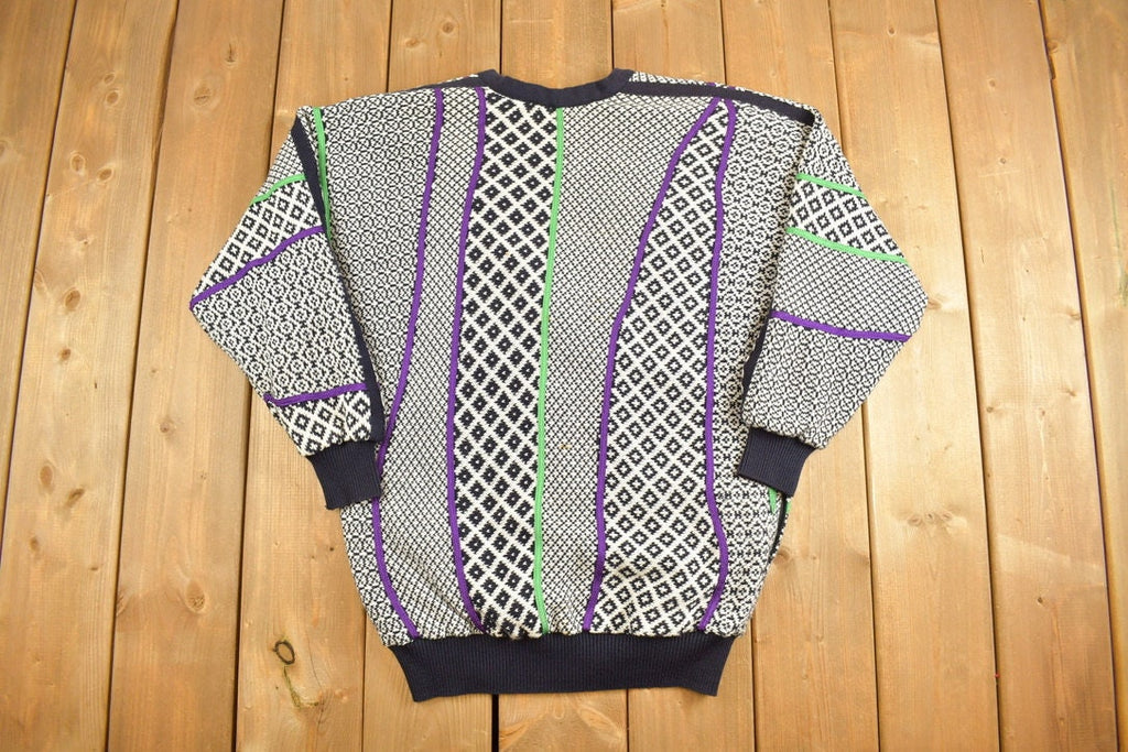Vintage 1980s Laurel Womens Knitted Cardigan Sweater