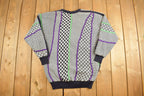Vintage 1980s Laurel Womens Knitted Cardigan Sweater
