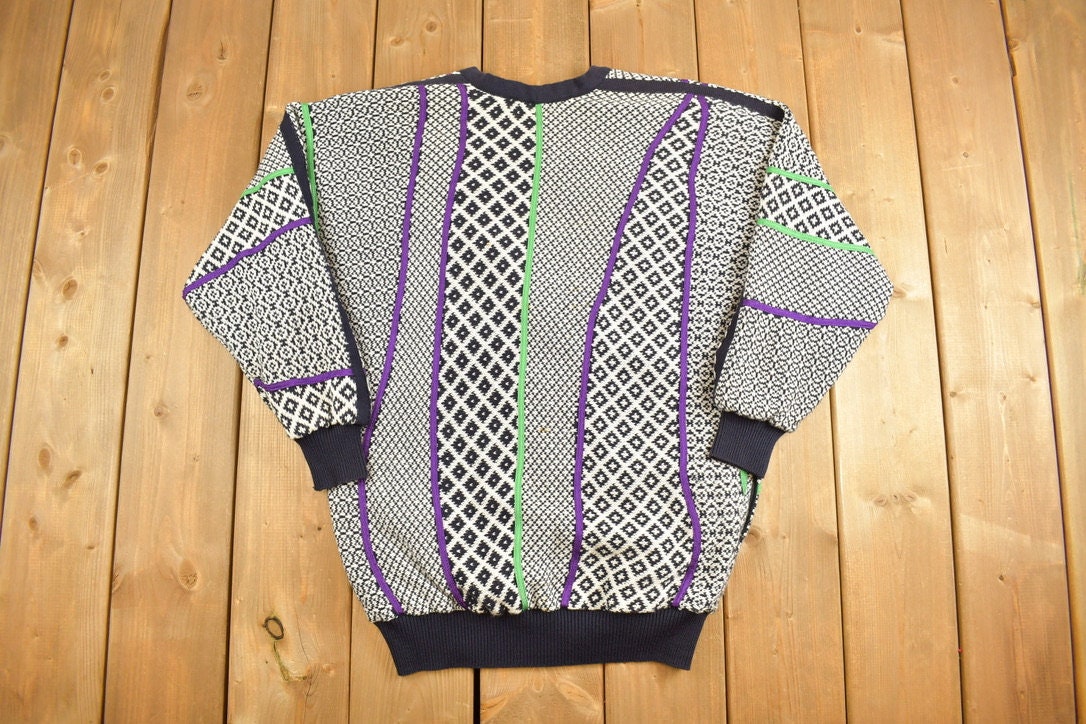 Vintage 1980s Laurel Womens Knitted Cardigan Sweater