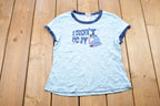 Vintage 1990s I Didn't Do It Graphic Ringer T-Shirt