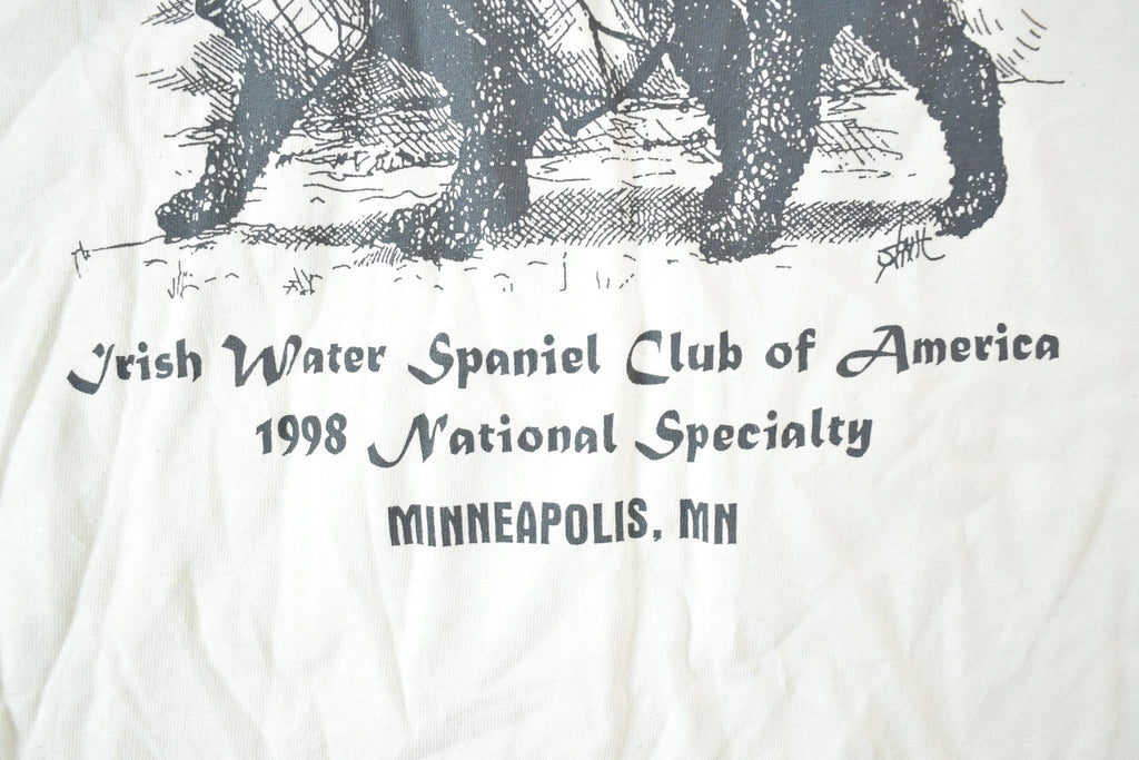 Vintage 1990s Spirit Of 98 Irish Spaniel Club Of America T-Shirt Mens L