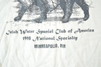 Vintage 1990s Spirit Of 98 Irish Spaniel Club Of America T-Shirt Mens L
