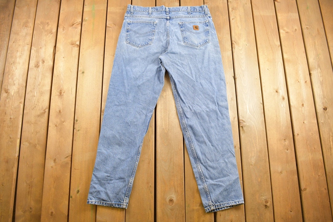 Vintage 1990s Carhartt Denim Jeans Size 37 x 32