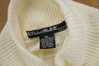 Vintage 1990s Syllables Knit Mockneck Sweater