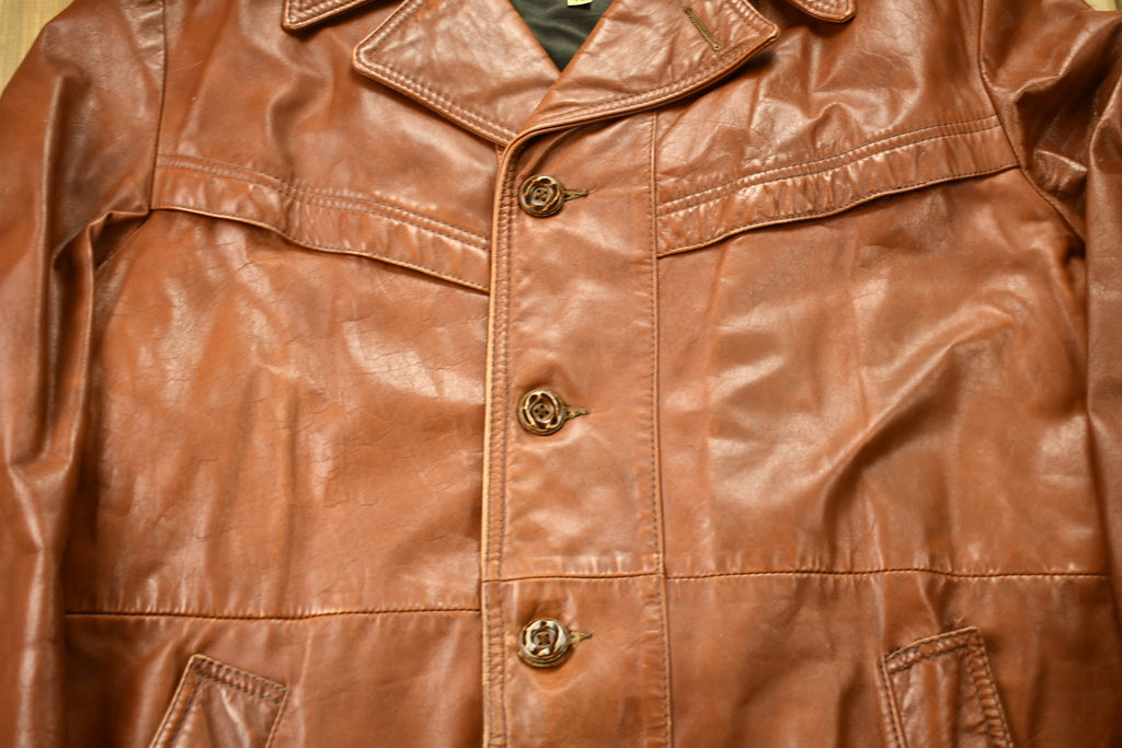 Vintage 1990s Field Stream Leather Jacket