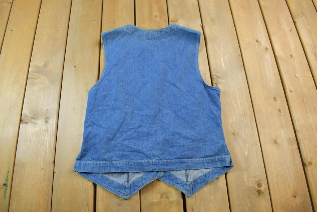 Vintage 1990s Cherokee Jean Button Up Vest