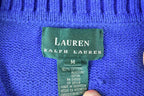 Vintage 1990s Lauren Cable Knit Mockneck Sweater