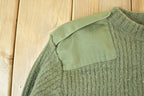 Vintage 1980s DSCP Wool Knit Army Sweater Mens S