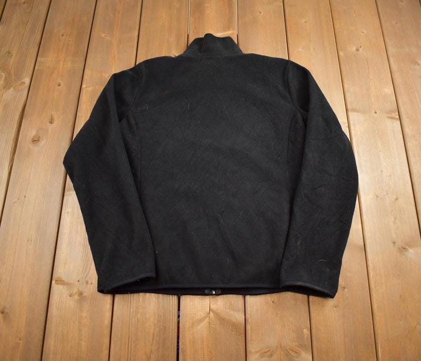 Vintage 1990s Ralph Lauren Embroidered Full Zip Fleece Sweater