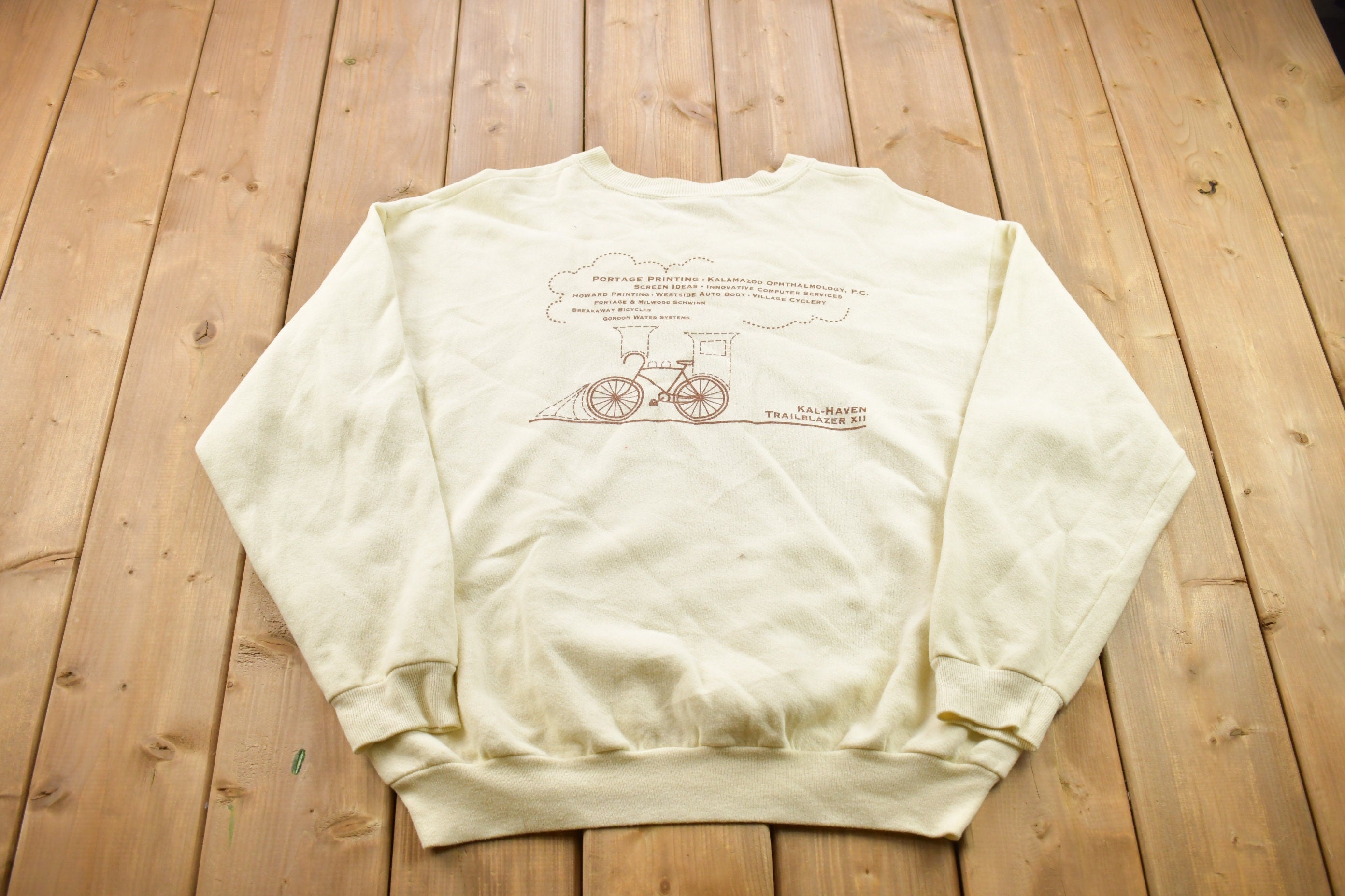 Vintage 1990s Kal Haven Trailblazer Crewneck Sweatshirt