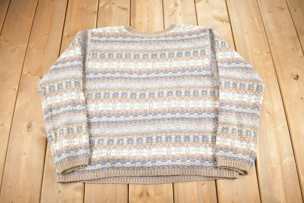 Vintage 1990s LL Bean Women's Knit Crewneck Sweater