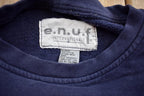 Vintage 1990s E.N.U.F Embroidered Crewneck Sweatshirt Made In USA
