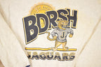 Vintage 1990s BDRSH Jaguars Cartoon University Crewneck Sweater Men's L