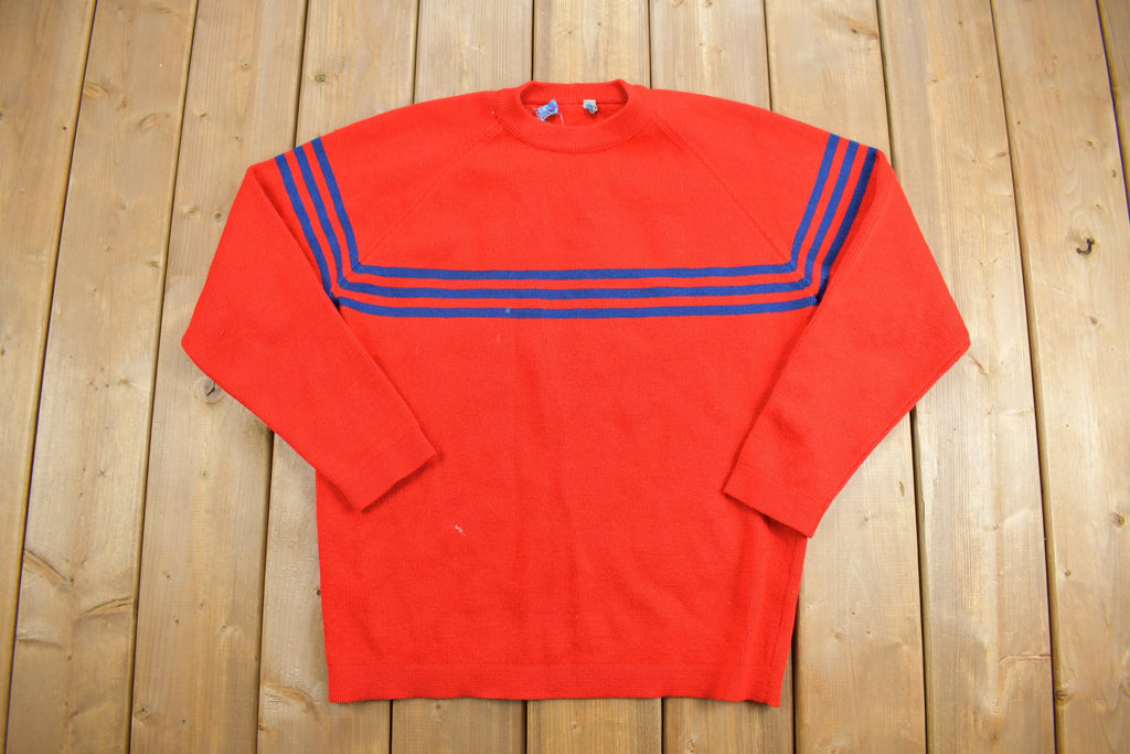 Vintage 1960s Obermeyer Knit Crewneck Sweater
