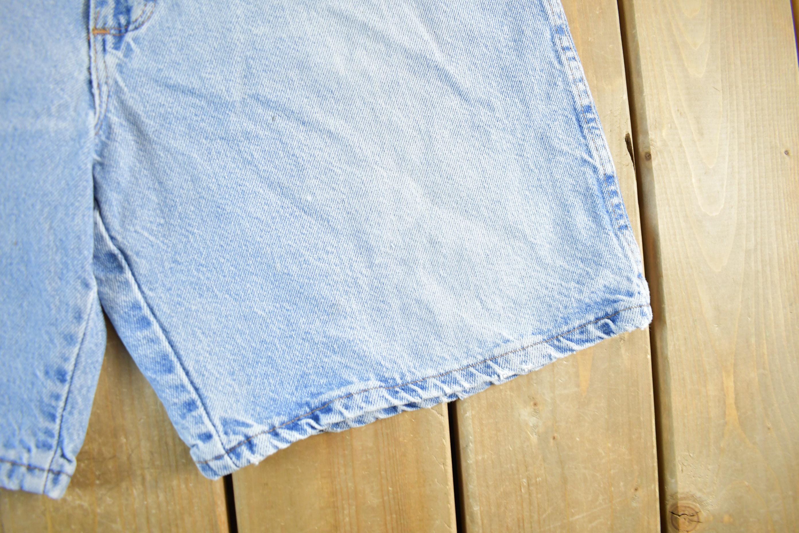 Vintage 1990s Rustler Distressed Denim Shorts Men's 35