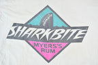 Vintage Early 1990s Myers' Rum Shark Bite Single Stitch Graphic T-Shirt