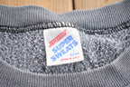 Vintage 1990s Jerzees Blank Grey Crewneck Sweatshirt