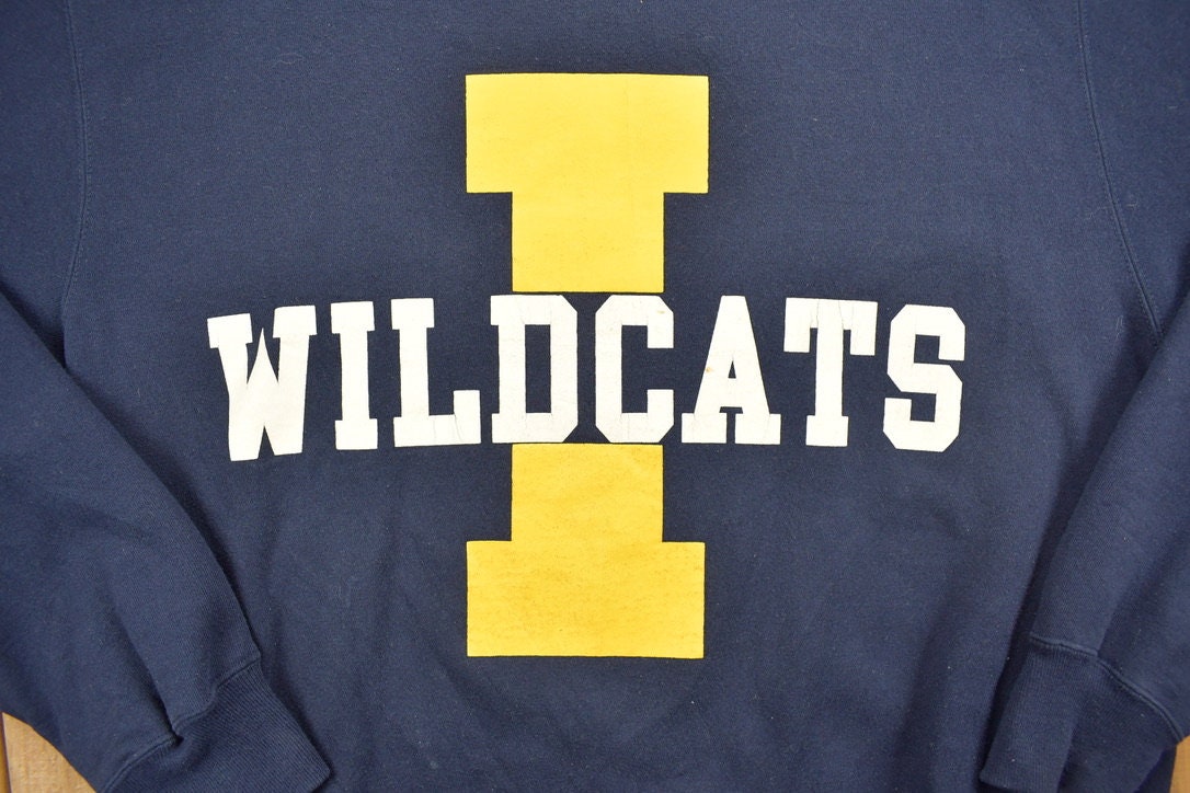 Vintage 1990s Wildcats Colligate Athletic Crewneck Sweatshirt