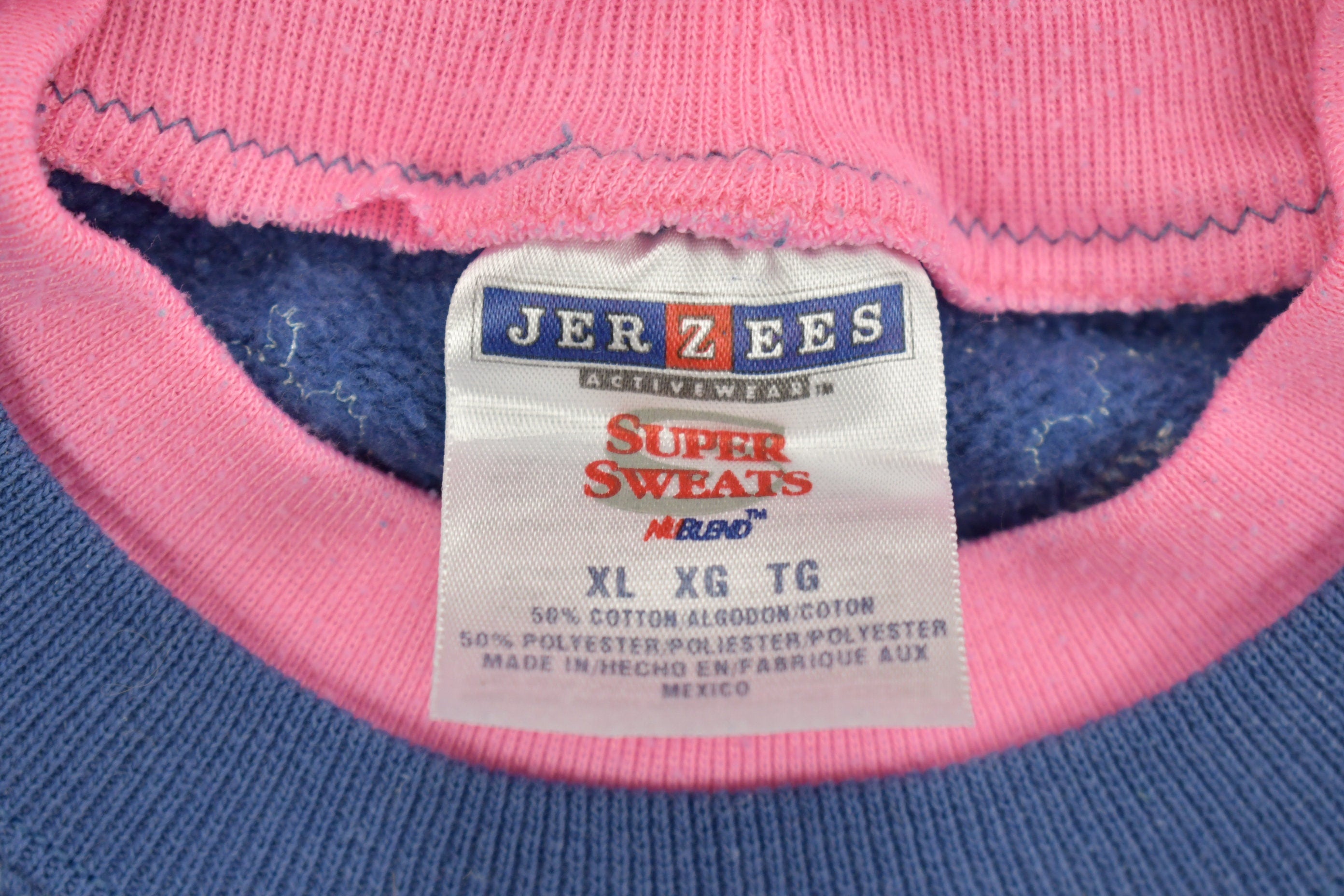 Vintage 1990s Heart Patchwork Cute Crewneck