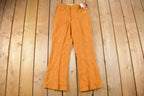 Vintage Deadstock 1970s Leeds Hot-Set Flared Trousers Size 30 x 36