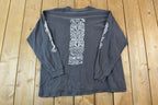 Vintage 1990s Abstract Pattern Church Pattern Crewneck Sweatshirt