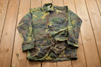 Vintage Military Button Up Shirt