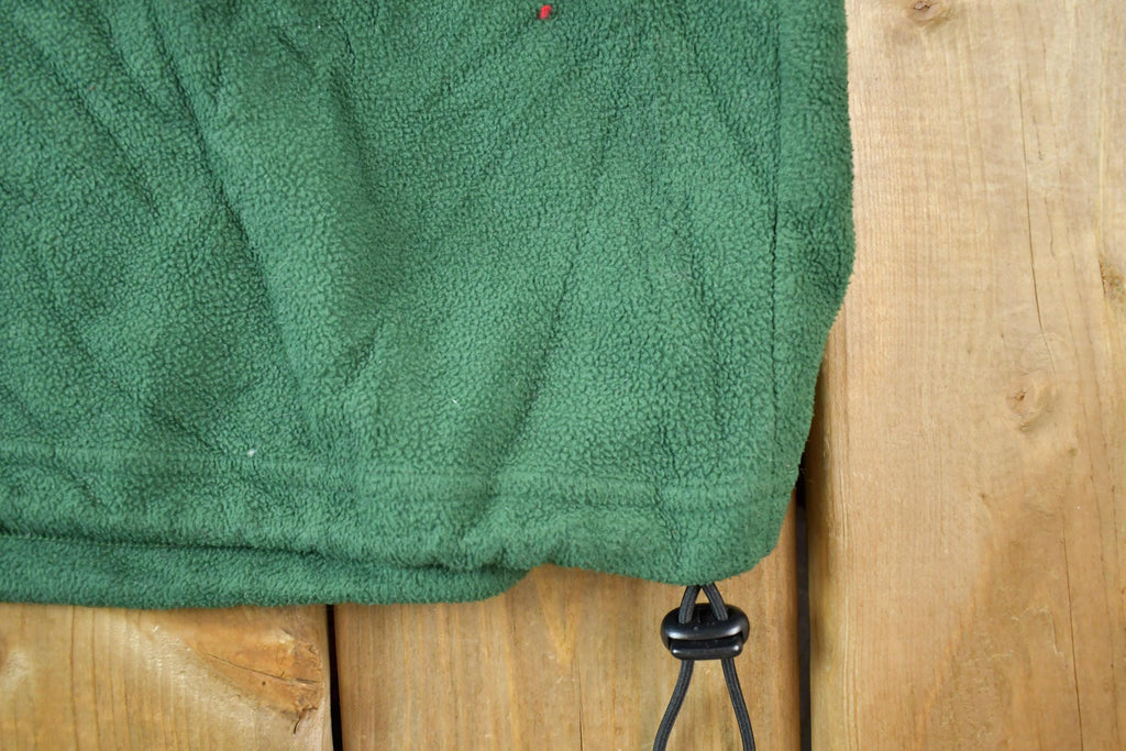 Vintage 1990s Green Bay Packers Quarter Zip Fleece Sweater