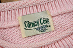 Vintage 1990s Cottage Cove Floral Knit Sweater /