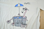 Vintage 1990s Mazatlan Mexico Flamingo Cartoon Souvenir Single Stitch Graphic Print T-Shirt Made In USA
