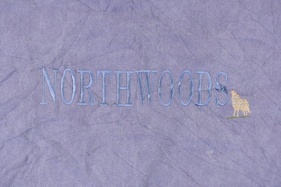 Vintage 1990s Northwoods Souvenir Travel Outdoorsman T-Shirt Men's XL