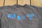 Vintage 1990s Davis Marathon Running Graphic Souvenir T-Shirt Men's L