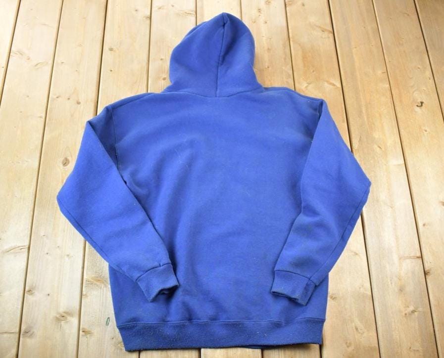 Vintage 1990s Riders Blank Hoodie Made In USA