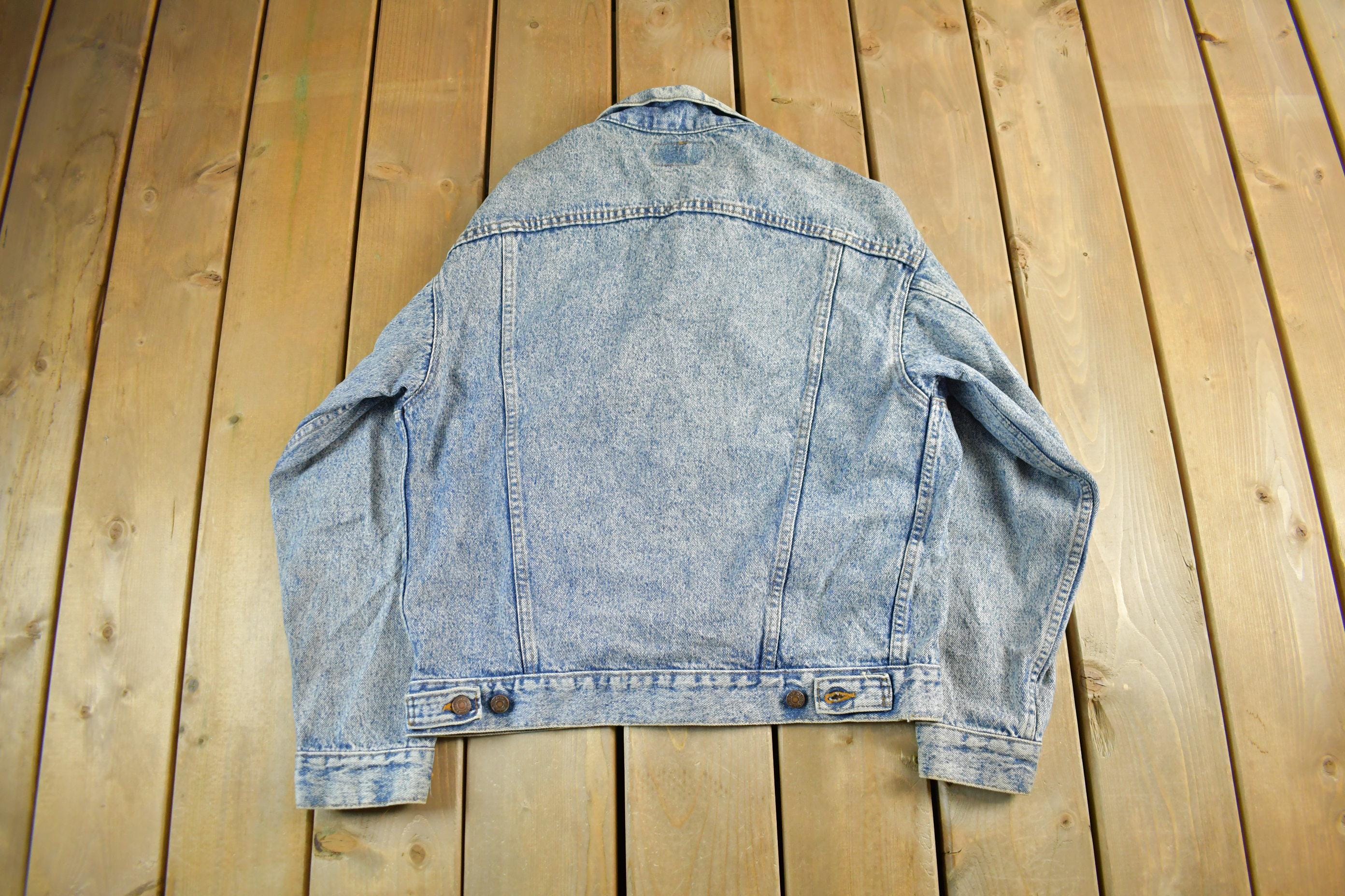 Vintage 1980s Levis Denim Trucker Jean Jacket Men's Medium