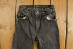 Vintage 1990s Youth Levi Black Tab Jeans Size 23 x 27