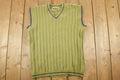 Vintage 1990s Chams Knit Crewneck Sweater Vest