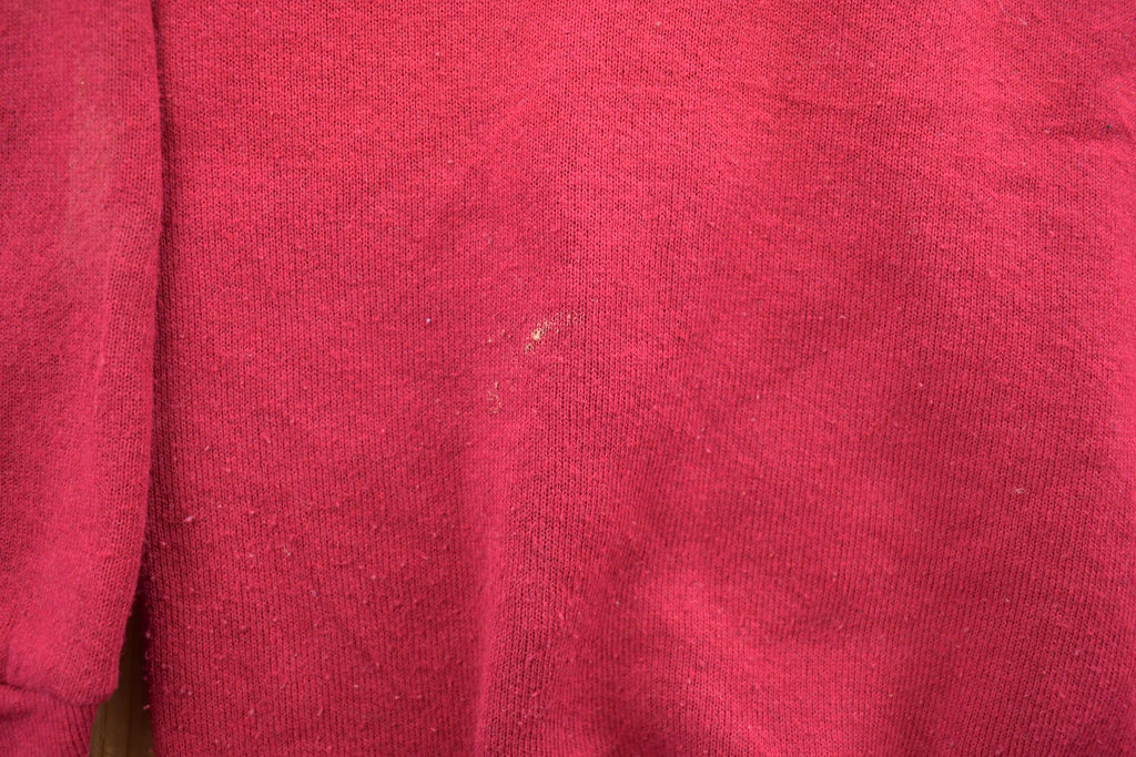 Vintage 1990s Red Quilt Escape Crewneck Sweatshirt