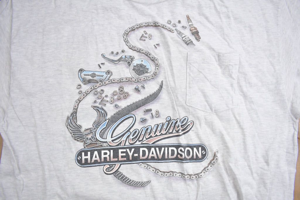 Vintage 1995 Sauk Prairie Harley Davidson Motorcycles T-Shirt