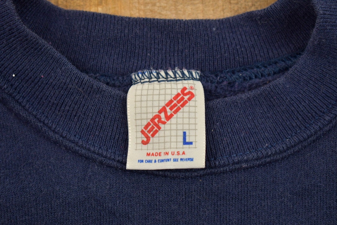 Vintage 1990s Cute Jerzees Patchwork Crewneck Sweater
