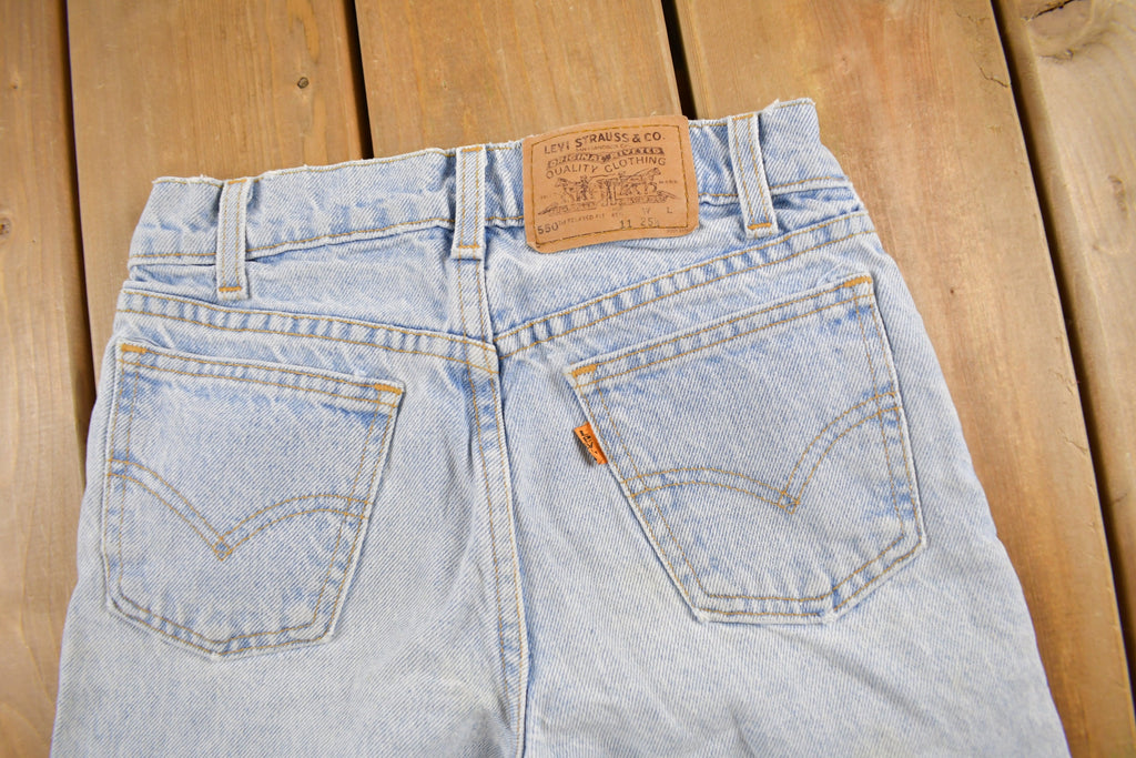 Vintage 1990s Levi's 550 Light Wash Denim Women's Jeans Size 24 x 24
