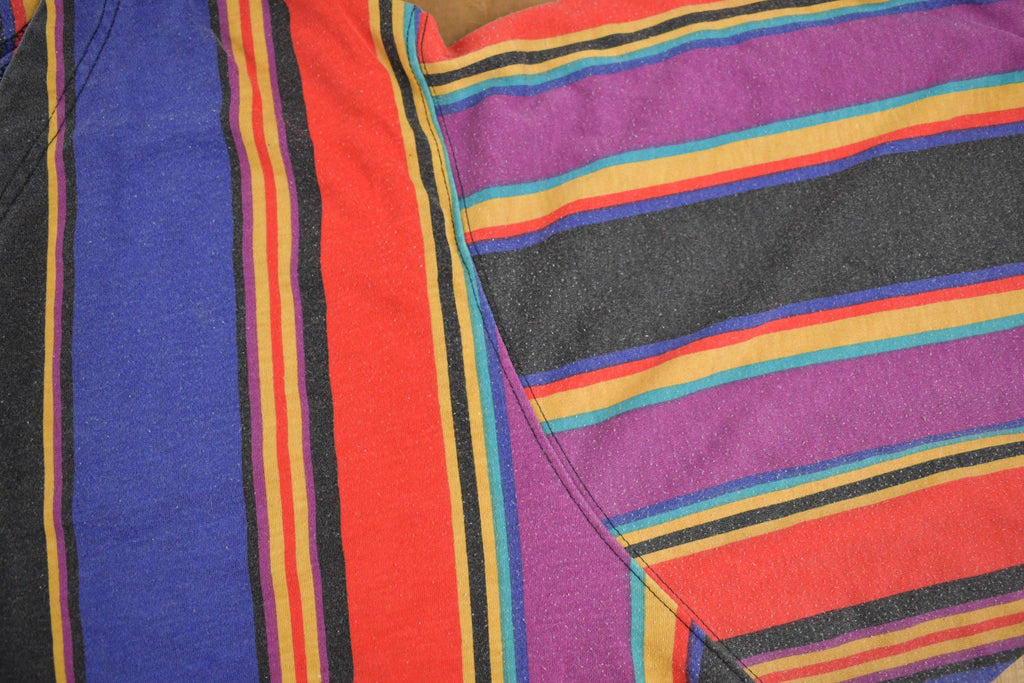 Vintage 1990s Striped Button Up Short Sleeve