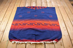 Vintage 1970s Aztec Print New Mexico Poncho
