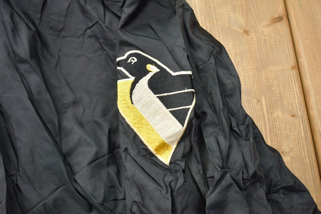 Vintage 1990s Starter Pittsburgh Penguins NHL Windbreaker Jacket